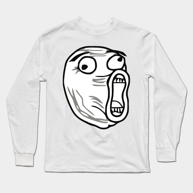 LOL Face Long Sleeve T-Shirt by FlashmanBiscuit